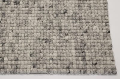 DÉJA Living Vloerkleed 140x200cm - Laagpolig Stone Grijs Wol - Bela