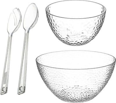 Secret de Gourmet voedsel serveerschalen - Set 7x - Kunststof - D25/D13 cm