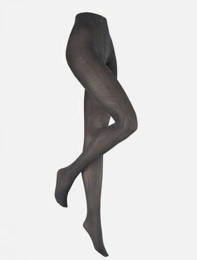 Kunert fantasie panty maat 40/42 zwart