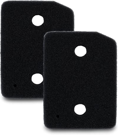 2 stuks filters geschikt voor Miele T1-warmtepompdroger (9164761) – dun & dik/fijn | 207 x 157 x 30 mm | schuimfiltermat / pluizenfilter voor condensor