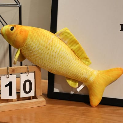 30-100cm Levensgetrouwe Koi Vis Pluche Speelgoed Kussen Kleurrijk Rood Goud Goudvis Zacht Knuffeldier Huisdecoratie Cadeau Voor Kinderen about 30cm