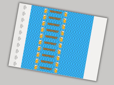 Tyvek Polsbandjes | Bierfeest | 50 Stuks