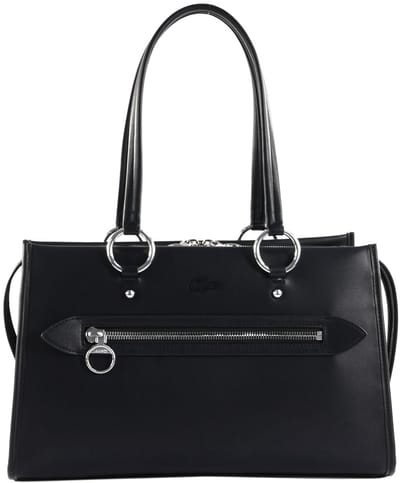 LACOSTE handtas schoudertas Celys Top Handle Bag Noir zwart
