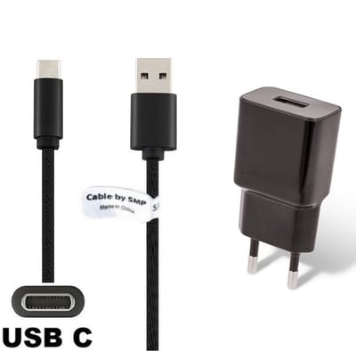OneOne 2A lader + 0,2m standaard USB C kabel. Oplader adapter past op Oppo A11, A15s, A16, A53 5G, A53s 5G, A54 5G, A55 5G, A9 (2020), A55s, A1x, A56s, A58x, K3, K5, K7 5G, K7x, K9