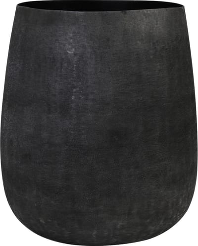 Light & Living Bloempot Genoli - Zwart - Ø39cm - Modern