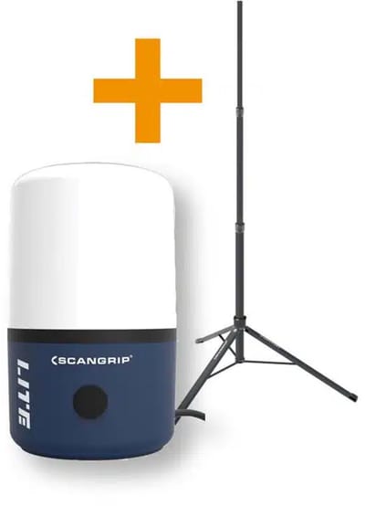 Scangrip Werklampset Area Lite CO + Statief 6000Lm 49.0441