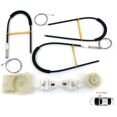 BWR883 Kit de réparation de lève-vitre Porte avant droite pour Renault Megane MK2 2002-2008 4/5 portes 8201010925