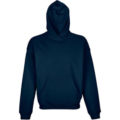 SOLS Unisex Adult Connor Organic Oversized Hoodie (Franse marine)