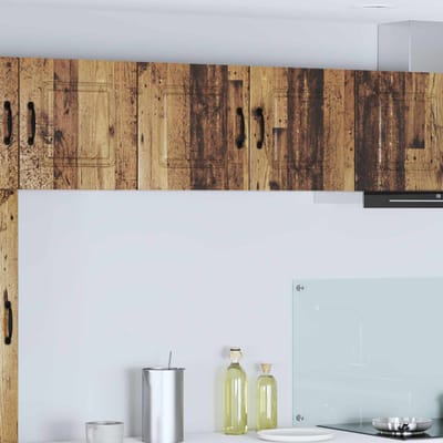 vidaXL - Vaatwasserpaneel - Kalmar - Oudhout - 80 - x - 31 - x - 40 - cm - Bewerkt - hout