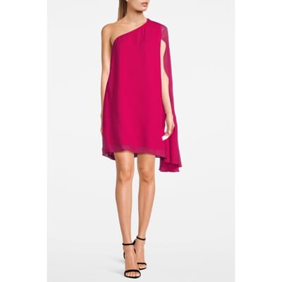 Reiss Fleur Sheer Mini Dress — Pink Size: 6 | Mini Dresses Outlet | Dames | Roze