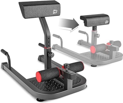 Hop-Sport Sissy Squat Trainer HS-2020SM - Multifunctionele Beentrainer en Buikspiertrainer Voor Thuis - Verstelbare Squat Machine Voor Krachttraining en Core Stability - Robuust en Duurzaam Fitnessapparaat