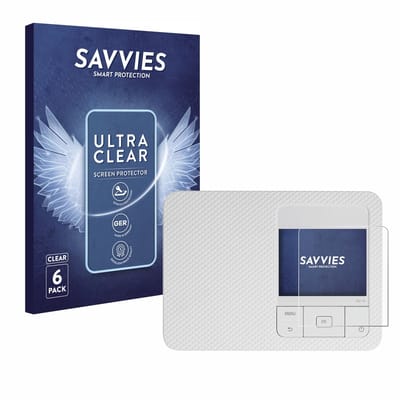 Savvies - Screenprotector voor Canon Selphy CP1500 - Folie Beschermfolie transparant 6 Stuks