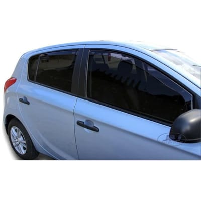 Déflecteurs d'air - J&J AUTOMOTIVE - Hyundai I20 2009-2014 - Fumé - Acrylique renforcé - Installation facile