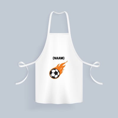 Akyol - voetbal met eigen naam Keukenschort - Voetbal - voetballer - sport - 82 bij 71 cm