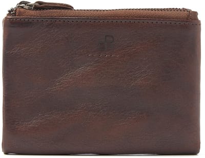 dR Amsterdam Leren Damesportemonnee met Ritsvakken en Drukknop | Unisex model | 76187