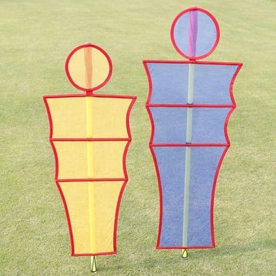 Taktisport Vrije trap buddy - Mesh - Blauw - Senior model - Voetbal trainingsmateriaal
