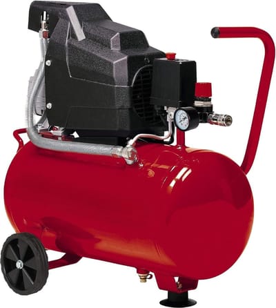 White-Label® Stille Compressor - Airpress - Luchtcompressor - Rood