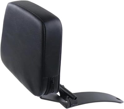 Motorfiets Passagierskussen - Rugleuning Sissy Bar - Comfortabel Rijden - Waterdicht Weerbestendig - Universele Pasvorm - Zwart