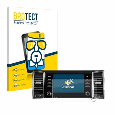 Screenprotector voor Skoda Amundsen Kodiaq 2023 Infotainment System 8" Beschermglas transparant