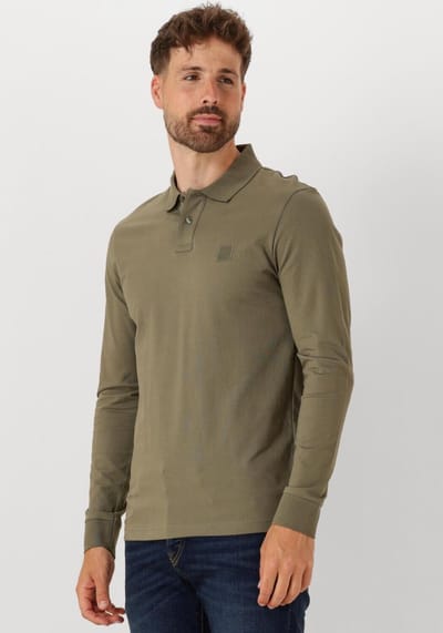 BOSS ORANGE Passerby Polo's & T-shirts Heren - Polo shirt - Khaki - Maat 3XL