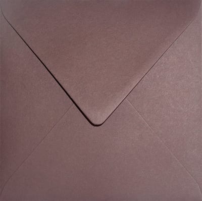 Gladde bordeaux enveloppen 12 - 153 x 153 mm - 25 stuks - NK natgelijmde - 120 gram - Keaykolour - Netuno