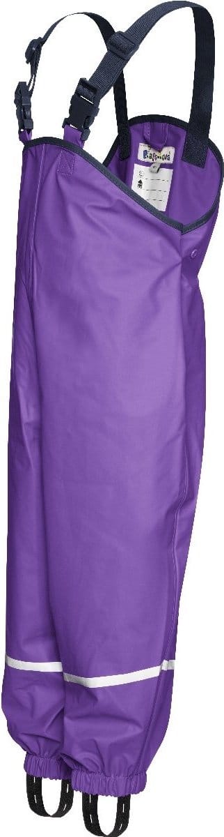 Playshoes regenbroek met schouderbanden paars 74