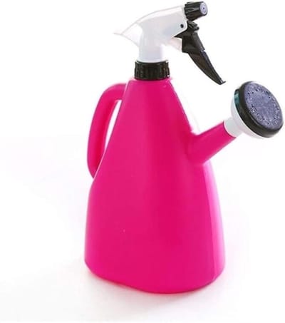Gieter Modern - Waterkoker Douche - Planten Water Geven - Verstelbare Spuitkop - 13 x 9.5 x 25cm - Rosa