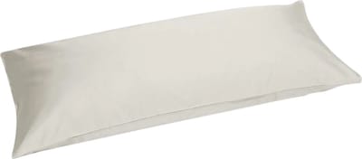 Yumeko kussensloop katoensatijn sandy grijs 40x80 - Bio, eco & fairtrade - 1 stuk