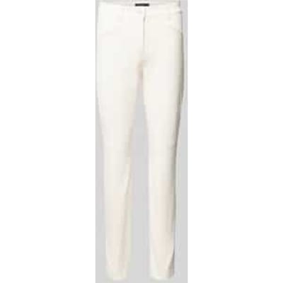 Slim fit broek met siernaden