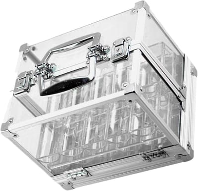 Fichehouder Acryl - Chip Organizer - Casino Avonden - Versterkt Frame - 600 Fiches - Transparant