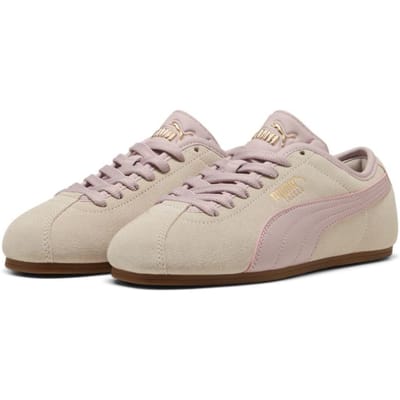 Puma Tackle Suede Dames Trainers Silver Fog/Misty Pink