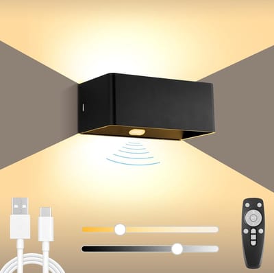 Solacis Wandlamp oplaadbaar - Wandlamp - Wandlamp oplaadbaar binnen - Wandlamp binnen - Must have voor in uw woning!