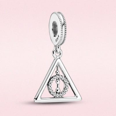 925 Zilveren Gevleugelde Sleutel Hanger Charm Draaiende Dangle Charm Snape Doe Patronus Fit Armband dames sieraden white