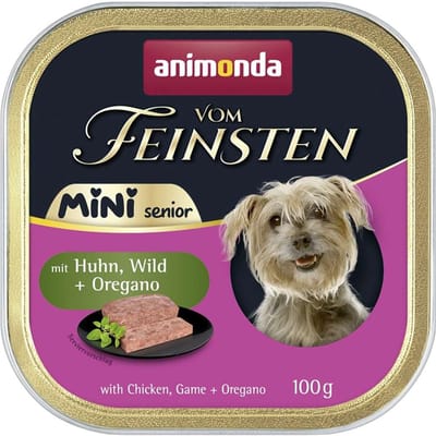 Animonda Dog - Vom Feinsten Mini Adult 32x100g | Huhn, Wild und Oregano