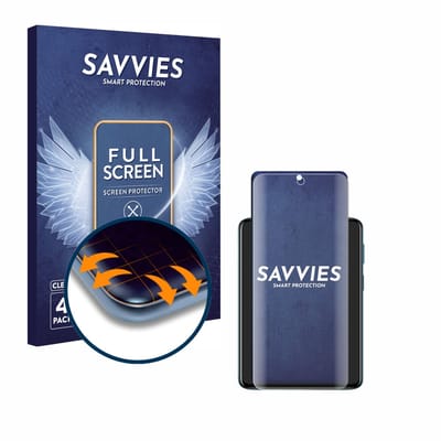 Savvies - Screenprotector voor Motorola Moto G42 - Folie Beschermfolie transparant volledig dekking 4 Stuks