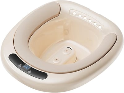 Bidet Toilet Zitting - Zitbad Kit - Persoonlijke Hygiëne - Automatische Sprayfunctie - 42.5 x 38.4 x 14.7 cm - Wit
