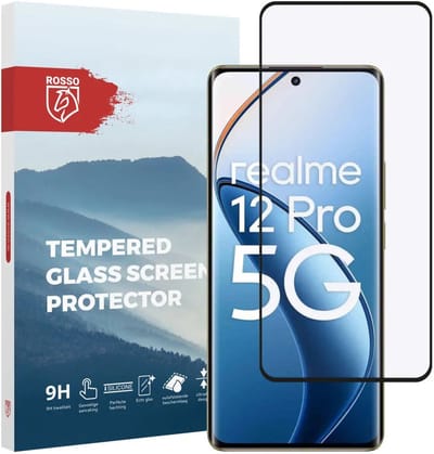 Rosso Screen Protector Geschikt voor Realme 12 Pro | 9H Tempered Glass | Glasplaatje | Beschermlaag | Beschermglas | 9H Hardheid