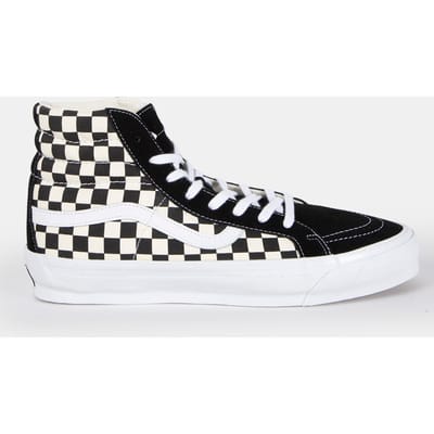 Vans Unisex Lx Sk8-hi Reissue 38 Checkerboard Black/off White Maat: 40.5 | Sneakers Outlet | Unisex | Zwart