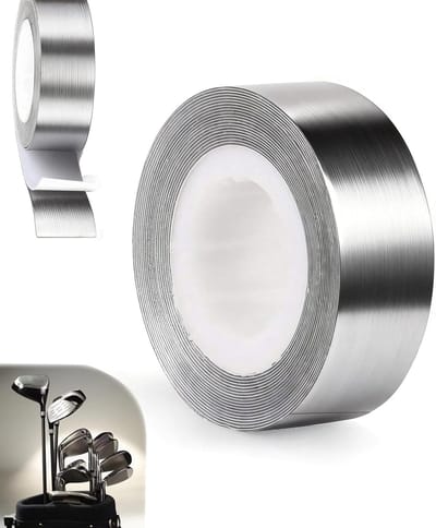 Hoogwaardige Lood Tape 1.2cm x 107cm, Flexibele Gewichtsband voor Golfclubs, Visspullen en Tennisrackets, Waterdicht en Snijdbaar
