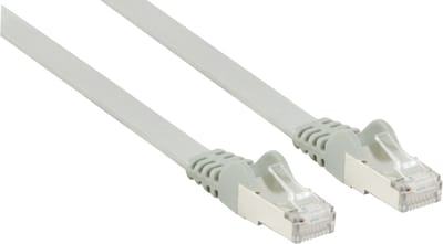 FTP CAT6 platte netwerkkabel 0,50 m grijs