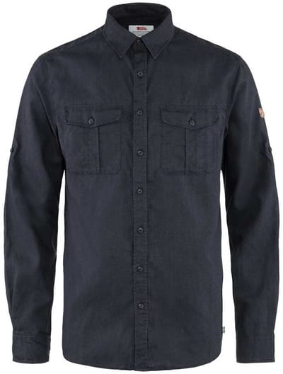 Fjällräven Övik Travel Overhemd Met Lange Mouwen Blauw L Man