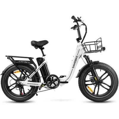 Samebike C05 PRO - Elektrische fiets - Motor 250w - Batterij 36V 13Ah - Actieradius 70KM - Max 25KM/U - Wielen 20  - Wit wit