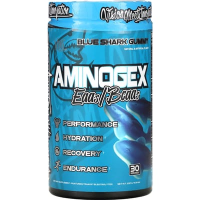 VMI Sports, Aminogex, EAA/BCAA, Blue Shark Gummy, 537 g (18,94 oz)
