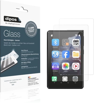 dipos – 2x Matte Pantserfolie geschikt voor Taichaeu M9 | 9H Screenprotector