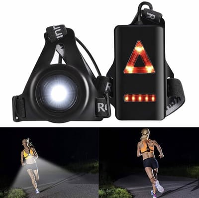 HiCHiCO® 5508 - Hardloop verlichting - hardloopvest Verlichting One Size USB-C Oplaadbaar - Hardloop - Hardloop lichtjes - Hardloop vest - Hardloopverlichting