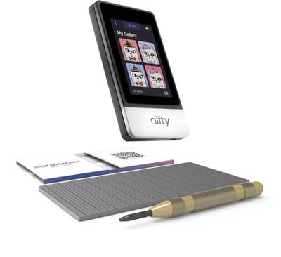 SecuX Nifty + SOLIDHODL - Voordeelbundel - Hardware Wallet - Wallet voor Bitcoin, Ethereum en vele andere crypto - NFT wallet