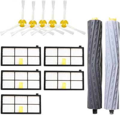 Onderhoudsset geschikt voor iRobot Roomba 800 & 900 set Borstel & HEPA filters zijborstels kit onderdelen reserve vervanging robot stofzuiger