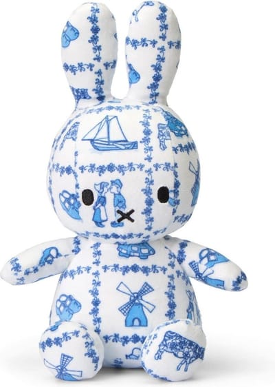 Bon Ton Toys Nijntje - All Over Delfts Blauw - 23 cm - 9"