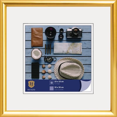 Fotolijst - Henzo - Napoli - Fotomaat 30x30 cm - Goud