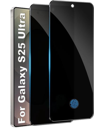 Stravo 2-pack Privacy screenprotector voor Samsung Galaxy S25 Ultra - Anti-Spy volledig zelfklevende flexibele film voor Galaxy S25 Ultra